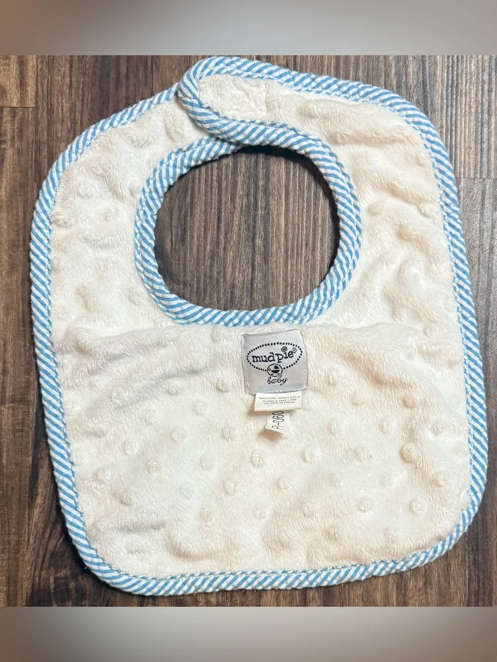 Mud Pie Birthday Boy Bib Baby Boy Infants Crocodile Fuzzy Celebration Wear